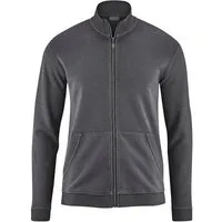 HempAge HempAge Herren Sweat-Jacke Hanf/Bio-Baumwolle, Anthrazit, – Produktbild 1 von 1