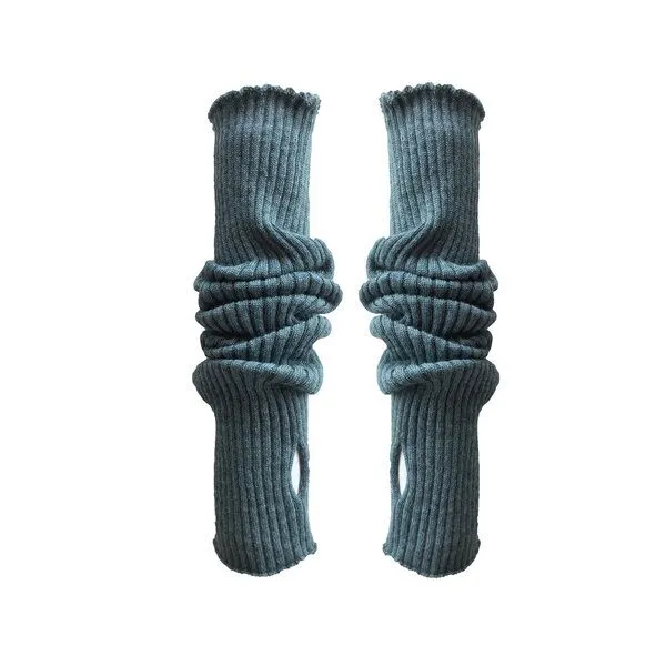 austriandesign.at austriandesign.at Stulpen "Pulslinge lang mit Daumenloch", Blaupetrol, – Produktbild 1 von 1