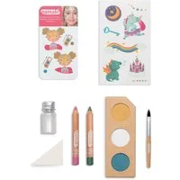 Namaki Kinder Bio-Schminkset "verzauberte Welten" Weiß, Türkis, Gold, Grün, Rosa, Silber – Produktbild 1 von 1