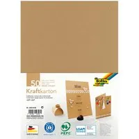 folia folia Kraftkarton, DIN A4, 230 g/m², 50 Blatt – Produktbild 1 von 1