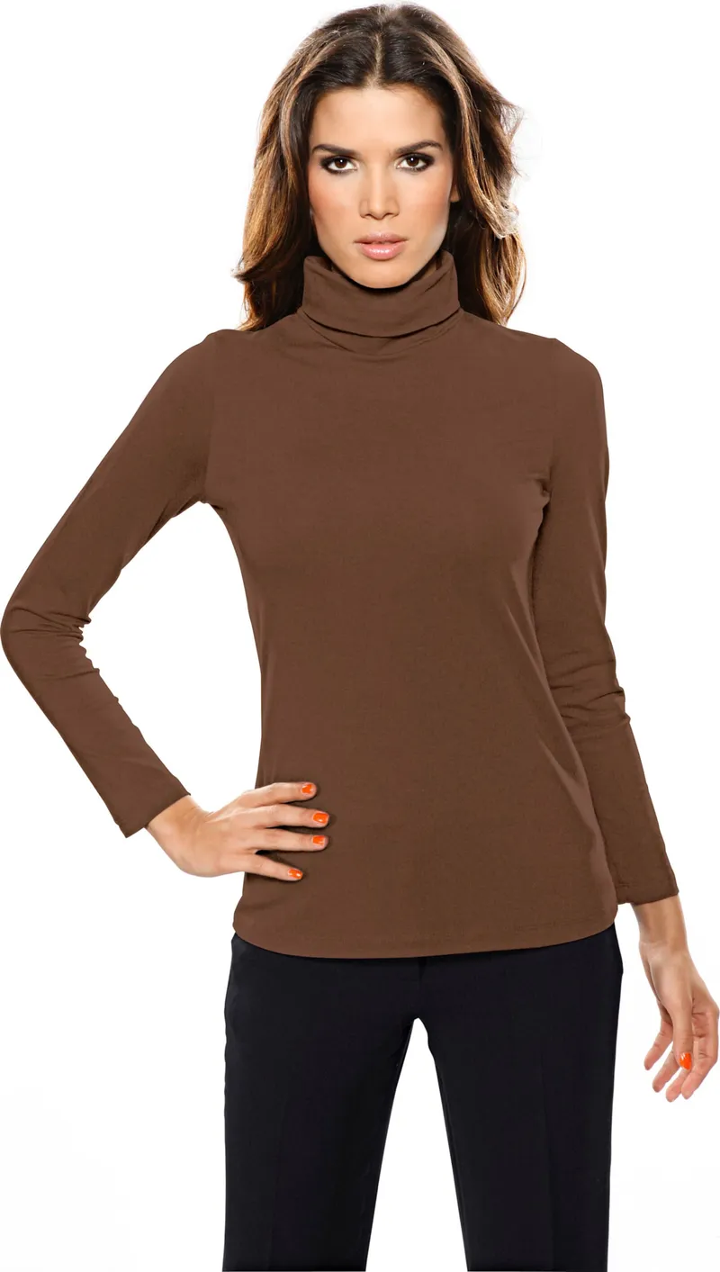 heine Rollkragenshirt, Braun, – Produktbild 3 von 3