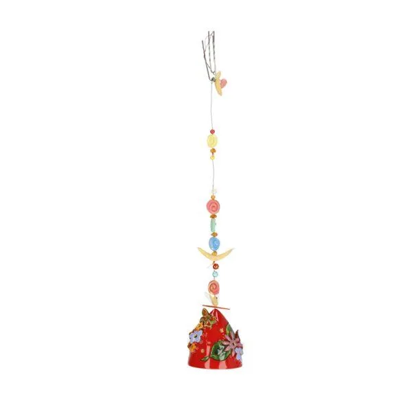 CERAMICdesign CERAMICdesign Windspiel Glocken aus Keramik, Rot, – Produktbild 2 von 2