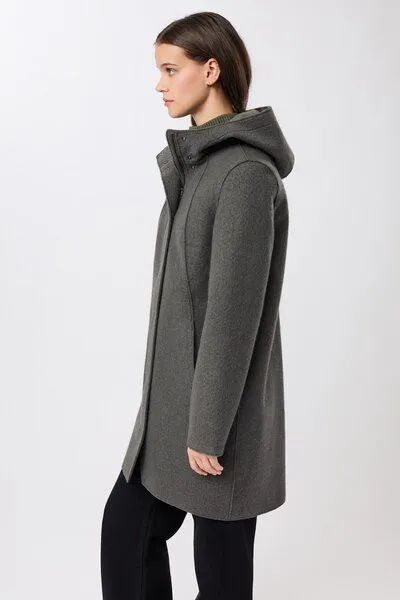 LangerChen LangerChen Parka tailliert aus Walk mit Membran, Platinum (grün), – Produktbild 4 von 4