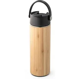 hi!dea™ hi!dea™ LAVER. Thermosflasche aus Bambus, Edelstahl und PP 440 ml – Produktbild 1 von 1
