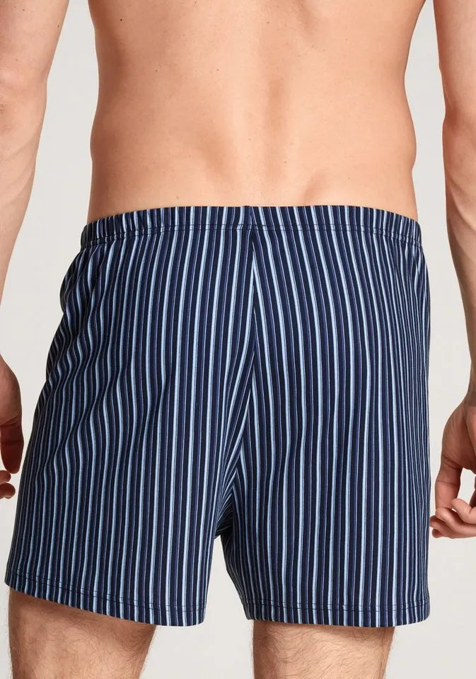 CALIDA CALIDA Boxershorts Natural Benefit (2er Pack) elastisch, Single Jersey-Qualität, ohne Eingriff, Blau, – Produktbild 3 von 5