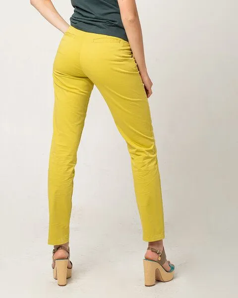 Alma & Lovis Alma & Lovis Chino aus Bio-Baumwolle, Hellgrün, – Produktbild 3 von 4