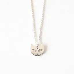 BELLYBIRD Jewellery BELLYBIRD Jewellery Kinderkette - kleine Katze, Anhänger/ Silber/ Silber vergoldet – Produktbild 1 von 1