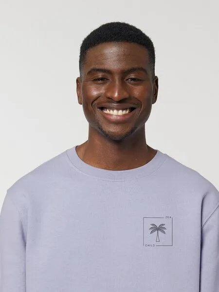 Zeachild Zeachild Palmtree Sweater Unisex, Lila, – Produktbild 4 von 4