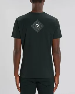 Human Family Human Family Bio Herren V-Neck T-Shirt "Geometric Questionmark" in 3 Farben – Produktbild 1 von 1