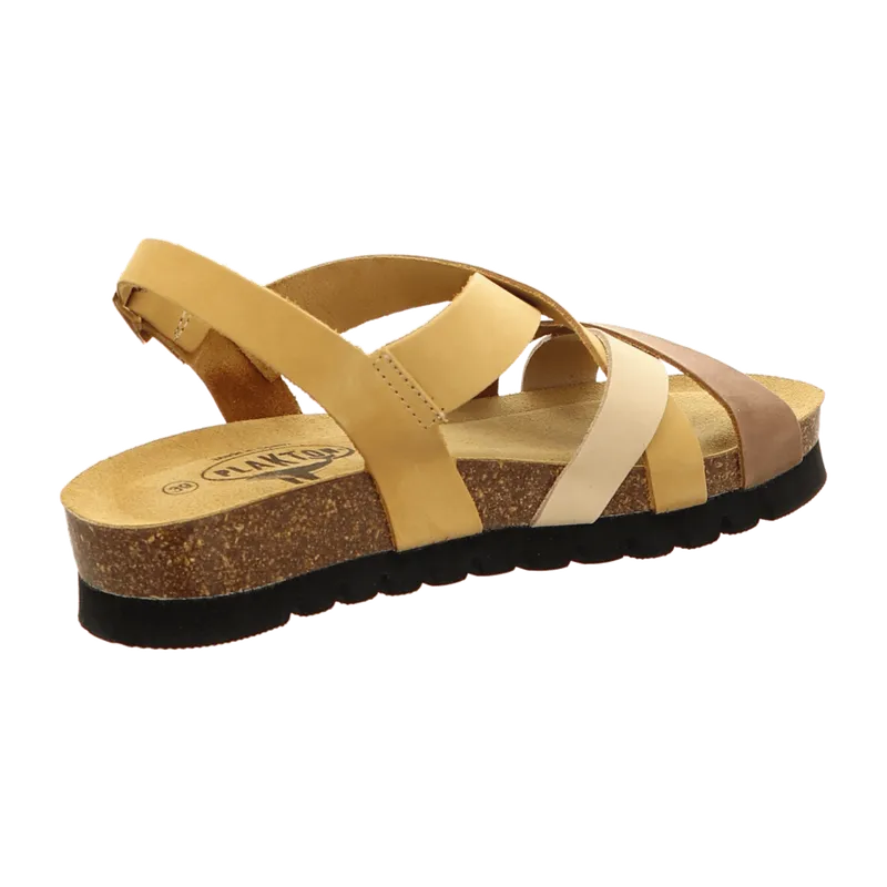 Plakton Plakton Bequeme Sandalen für Damen, Braun, – Produktbild 5 von 7