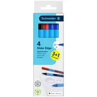 Schneider Schneider 4er-Pack Kugelschreiber "Slider Edge XB" 3+1 Gratis, Sortiert, – Produktbild 2 von 2