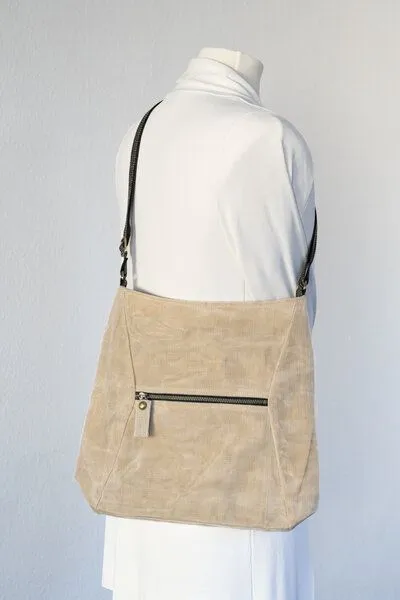 Smateria Smateria Umhänge-Tasche Peer, Sand (beige), – Produktbild 1 von 4