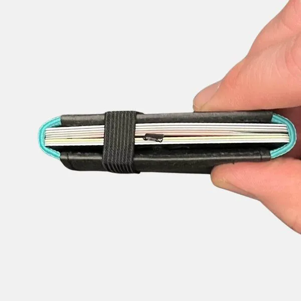 ANDERS & KOMISCH ANDERS & KOMISCH MINI DELUXE Slim Wallet mit RFID Schutz und Münzfach, Black, – Produktbild 3 von 5
