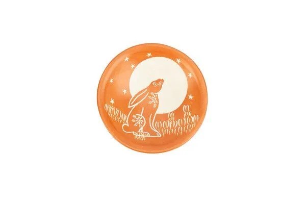 El Puente El Puente Schale "Hase" | Fair Trade & Handmade aus Kenia, Orange, – Produktbild 2 von 2