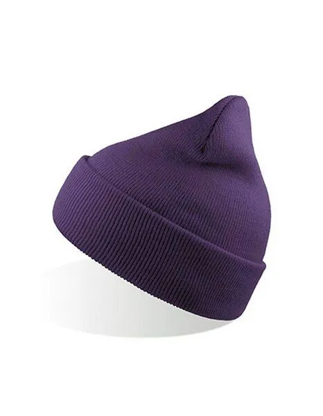 Atlantis Headwear Atlantis Headwear Atlantis Mütze mit Bund in 35 Farben erhältlich, Purpur, – Produktbild 1 von 2