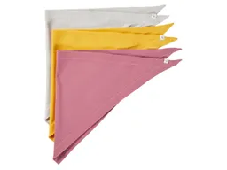 HANS NATUR Baby und Kinder Dreieckstuch Bio-Baumwolle 3er Set beere Maße 60 x 30 cm – Produktbild 1 von 1