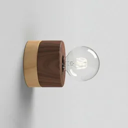 ALMUT von Wildheim ALMUT von Wildheim Wandleuchte Walnuss Holz – Produktbild 1 von 1