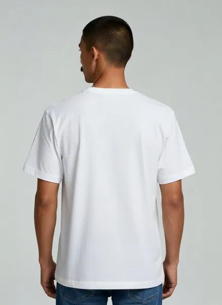 UNIPOLAR UNIPOLAR Oversized T-Shirt Modell: Free, White, – Produktbild 3 von 6