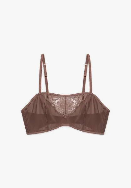 Lovjoi Lovjoi BH EVENING PRIMROSE mit Bügeln und Spitze, Warmbrown (braun), – Produktbild 1 von 2