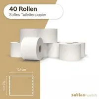Satino by WEPA Satino by WEPA PureSoft Toilettenpapier 2-lagig - 40x400 Blatt – Produktbild 1 von 1