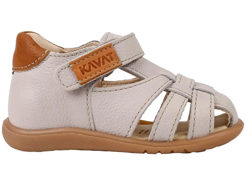 Kavat Kavat Kinder Sandalen Rullsand pflanzlich gegerbt, Grau, – Produktbild 1 von 2