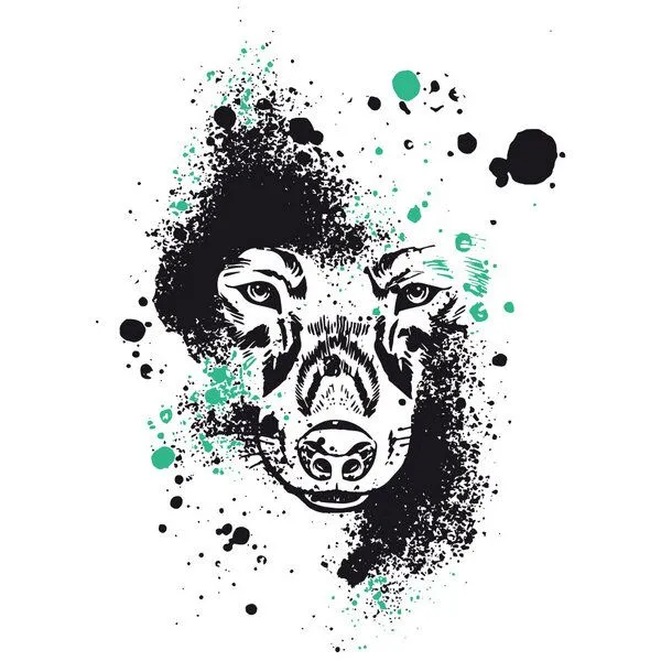 Gary Mash GARY MASH Shirt The Wolf aus Biobaumwolle Weiß, Weiß, – Produktbild 3 von 4