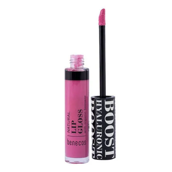 Benecos benecos Naturkosmetik - Lipgloss - talkfrei, Pink blossom, – Produktbild 1 von 5