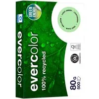 Clairefontaine 500 Blatt Clairfontaine Farbiges Recycling-Kopierpapier 'Evercolor' hellgrün, 80g, DIN A4 – Produktbild 1 von 1