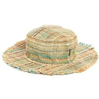 short'n'pietz short'n'pietz Sommerhut aus Hanf, Beige türkis breit gestreift 2, – Produktbild 1 von 1