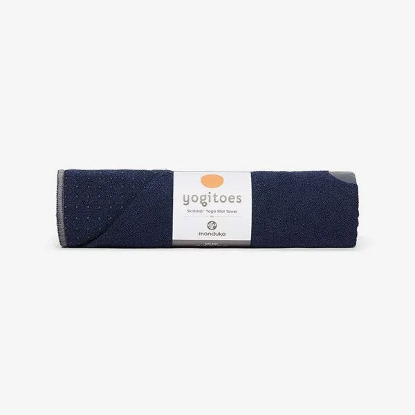 Manduka Manduka Mattentücher fürs Yoga - Yogitoes Skidless® Towel, Midnight (blau) - 180 cm, – Produktbild 3 von 4