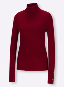 heine Rollkragenpullover dunkelrot – Produktbild 1 von 1