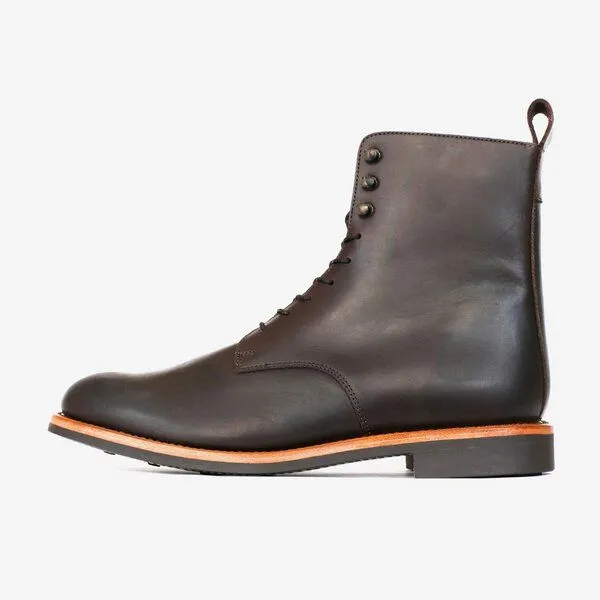 SORBAS SORBAS Welted No.7 rahmengenähte Stiefel aus Leder, Brown (braun), – Produktbild 5 von 8