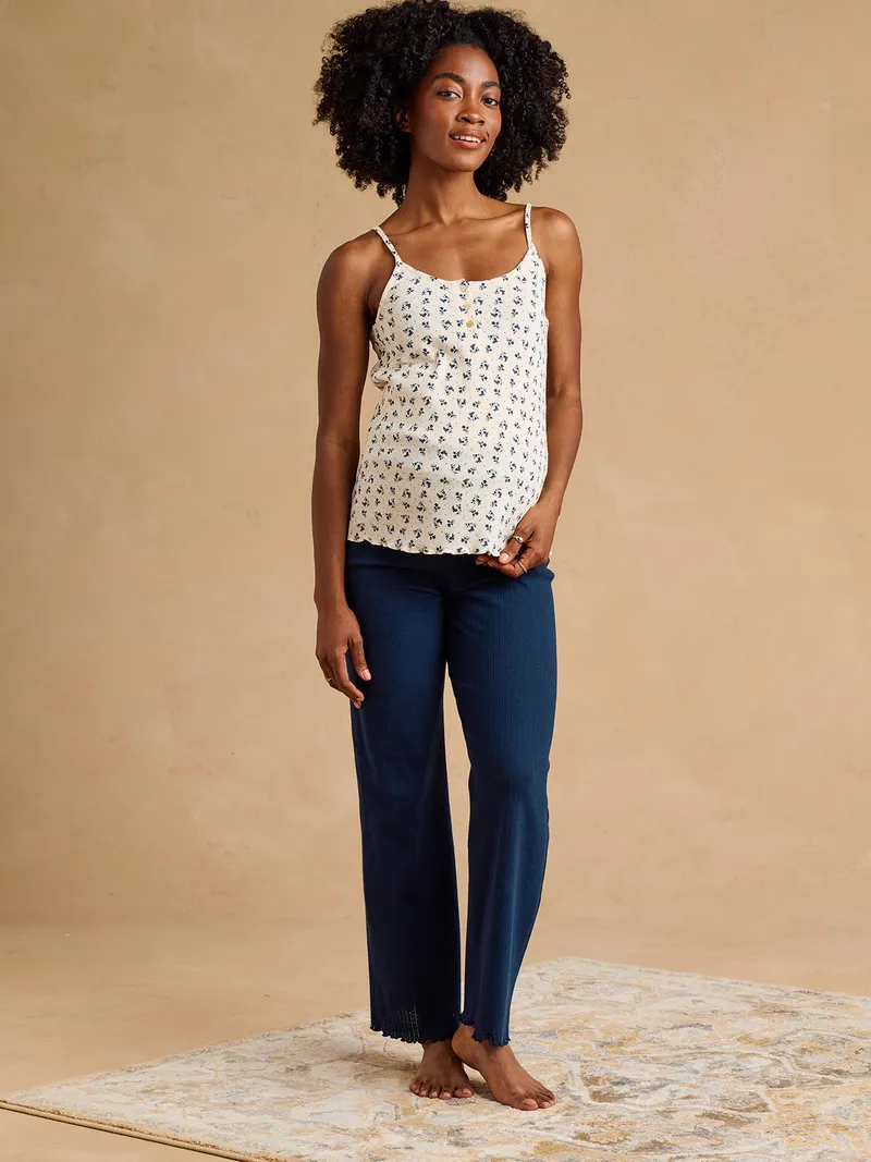 Envie De Fraise 3-teiliges Loungewear-Set für Schwangerschaft & Stillzeit ENVIE DE FRAISE, Marine, – Produktbild 2 von 4