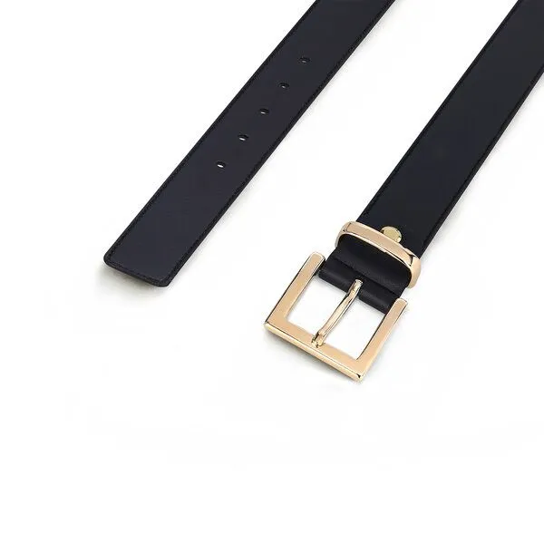 Nae Vegan Shoes Nae Vegan Shoes Belt Naves - Desserto® Kaktus-Veganmaterial, Black, – Produktbild 2 von 3