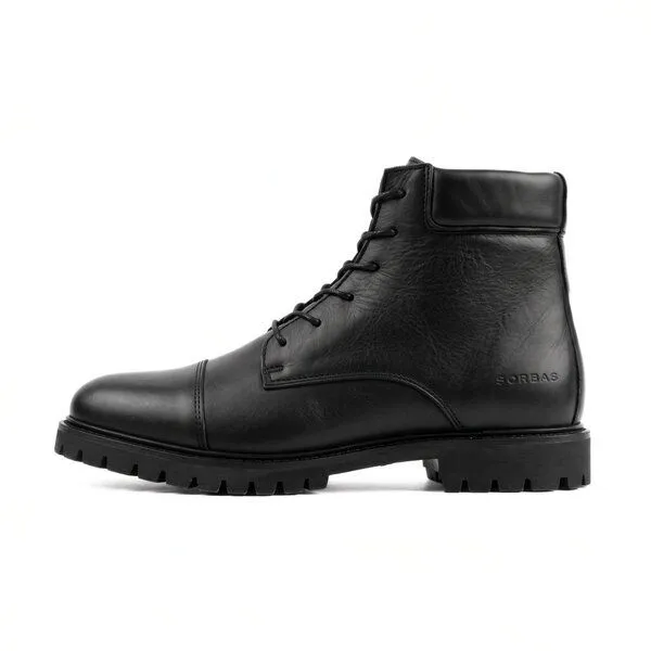 SORBAS SORBAS '93 Leder Stiefel zum Schnüren, Schwarz, – Produktbild 6 von 8