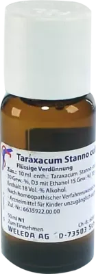 Weleda WELEDA TARAXACUM STANNO cultum D 3 Dilution 50 ml Dilution – Produktbild 1 von 1