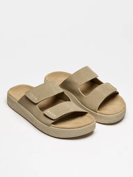Veja Sandale Veja ETNA Suede - Unisex, Taupe almond almond (natur), – Produktbild 6 von 8