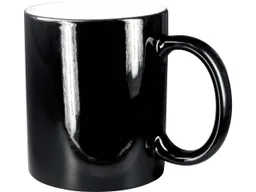 MagicBecher schwarz mit 4-farbigem Aufdruck – Produktbild 1 von 1