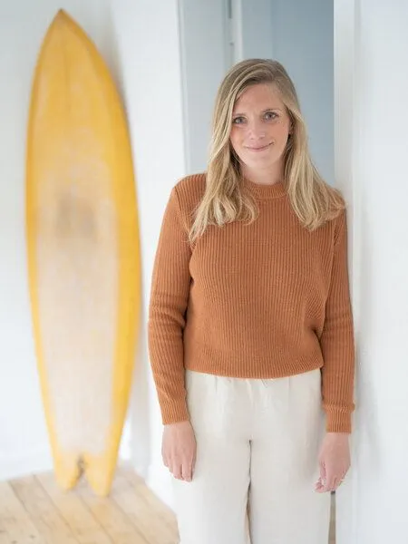 FUXBAU FUXBAU 4Seasons Frauen Strickpullover, Rostbraun, – Produktbild 2 von 4
