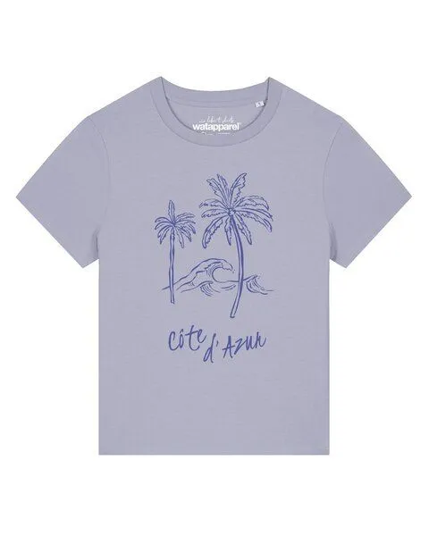 watapparel watapparel T-Shirt Frauen Cote d Azur, Lavender, – Produktbild 1 von 2