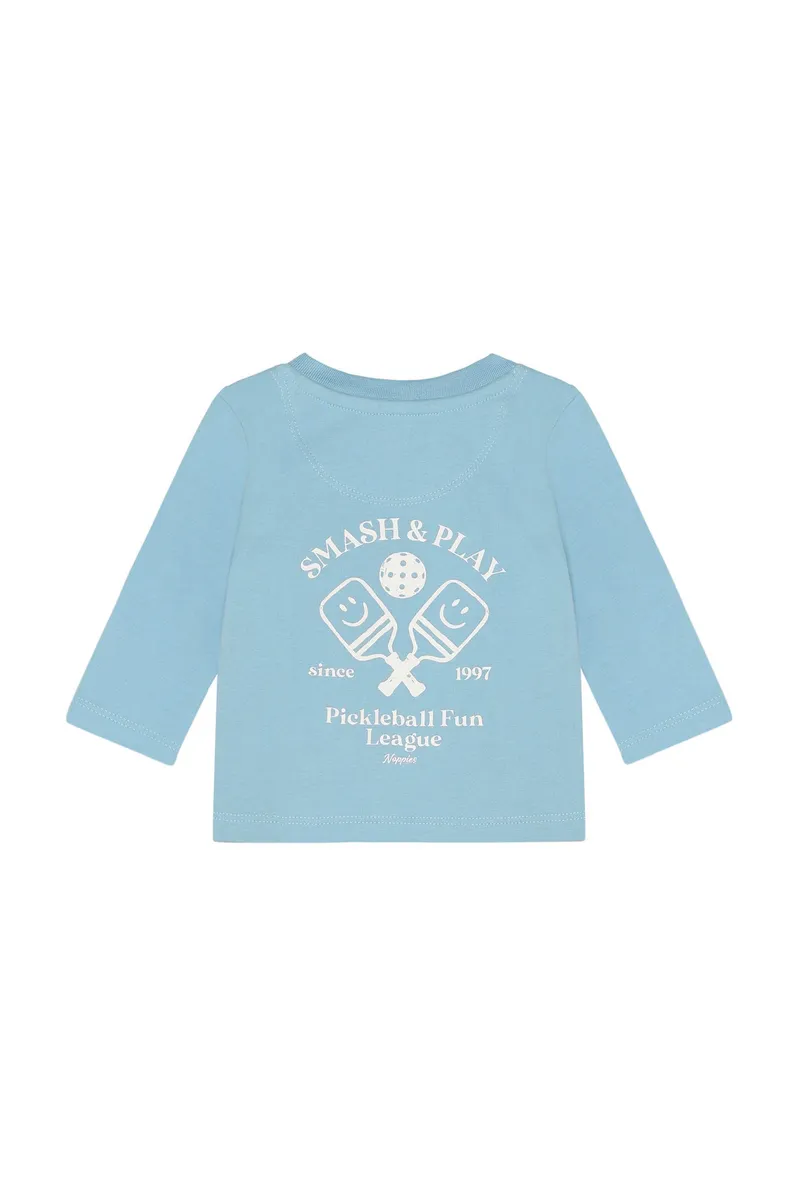 Noppies Baby Langarmshirt, Blau, – Produktbild 3 von 3
