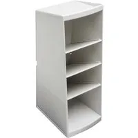 Exacompta Exacompta Ordnungshelfer "Multitower AutentiK" 4 Fächer, 230 x 80 x 110 mm, weiß – Produktbild 1 von 1