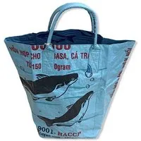 Beadbags Beadbags Kleine Universaltasche / Wäschesack aus recycelten Reissack Ri9.2, Hellblau, – Produktbild 1 von 1