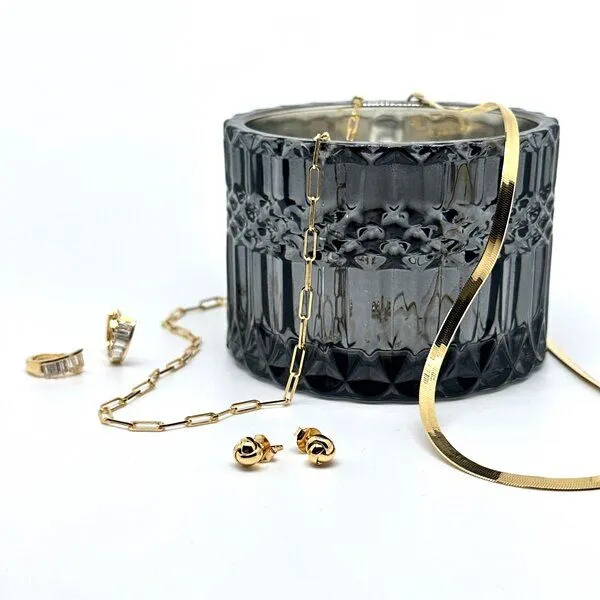 MOANINA MOANINA Ohrringe Lupita - 925 Silber/18k Gold Vermeil, Gold, – Produktbild 2 von 4