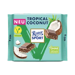 Ritter Sport Ritter Sport Vegan Tropical Coconut, 100g – Produktbild 1 von 1