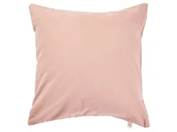 HANS NATUR Kissenbezug Bio-Baumwolle Biber-Qualität rosé Maße 40 x 40 cm – Produktbild 1 von 1