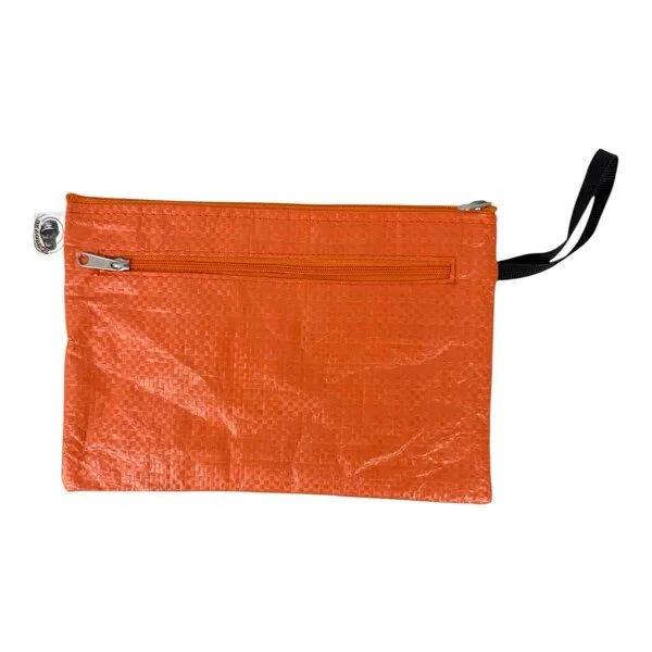 Beadbags Beadbags Spacy Ri74 Kosmetiktasche / Federmappe, Orange-weiß, – Produktbild 3 von 5