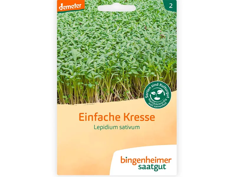 Bingenheimer Saatgut Einfache Kresse – Produktbild 1 von 2