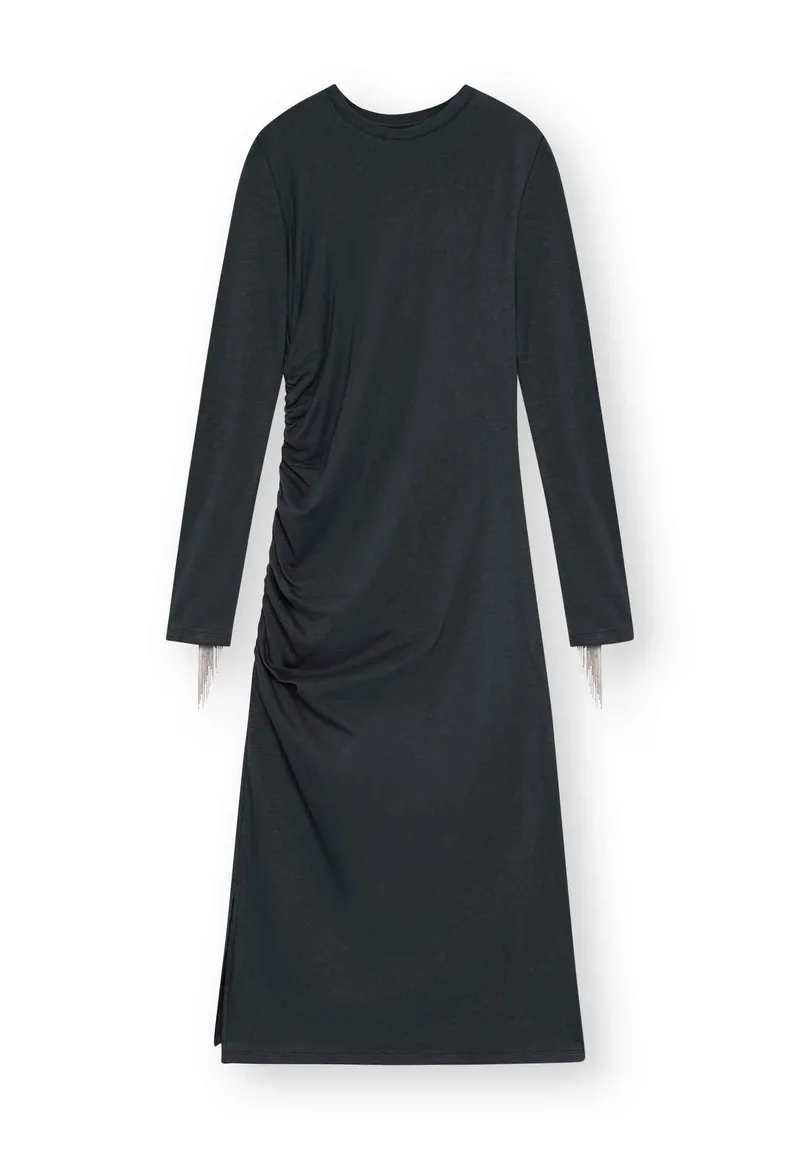 Lovjoi LOVJOI Damen vegan Kleid Beauvoire Grau, Grau, – Produktbild 1 von 2