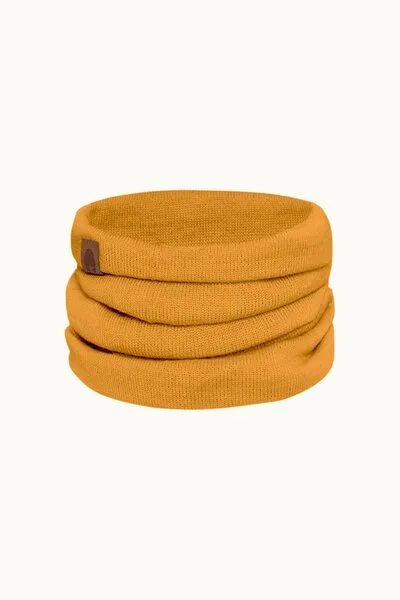 Kopyto Kopyto OPOS – Multifunktionaler Merino-Schlauchkragen aus 100% RWS-Wolle, Gelb, – Produktbild 5 von 6